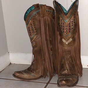 Fringe Corral Boots